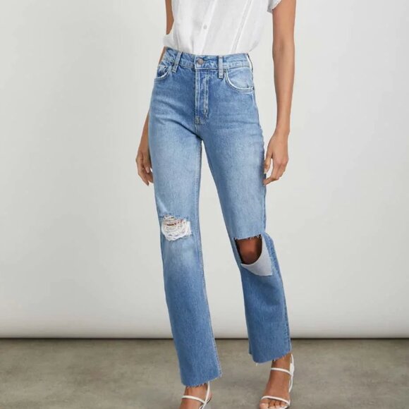 Rails The Topanga High Rise Straight Leg Jeans - Picture 1 of 12